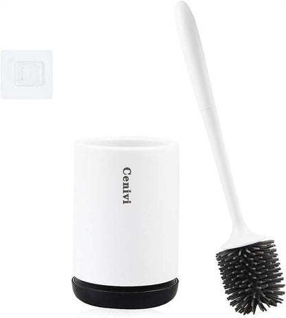 Silicon Modern Toilet Cleaning Brush Set