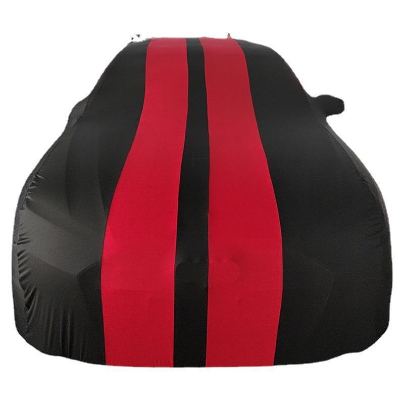 Car Cover Four Sides Elastic Fabric Car Clothes