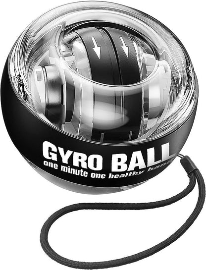 Gyro Ball Wrist Trainer Ball Auto-Start Wrist Strengthener Gyroscopic Forearm Exerciser Gyro Ball For Strengthen Arms, Fingers, Wrist Bones And Muscles