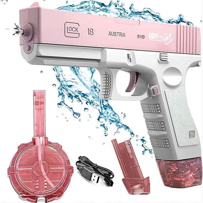 Electric Water Gun, Automatic Water Gun, 58CC 434CC Large Capacity, Range Up To 32 Feet, Summer Water Gun Toys