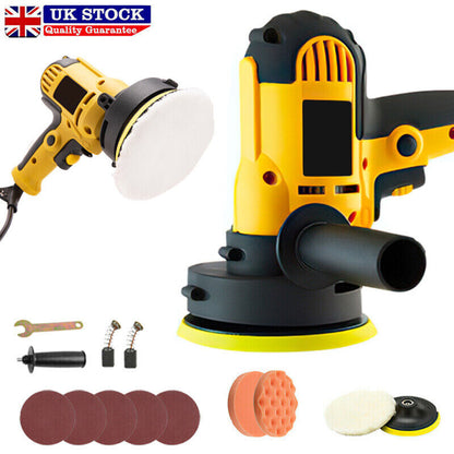 Electric Polisher Buffer Sander Car Polishing Machine Buffing Sponge Kit UK PLUG