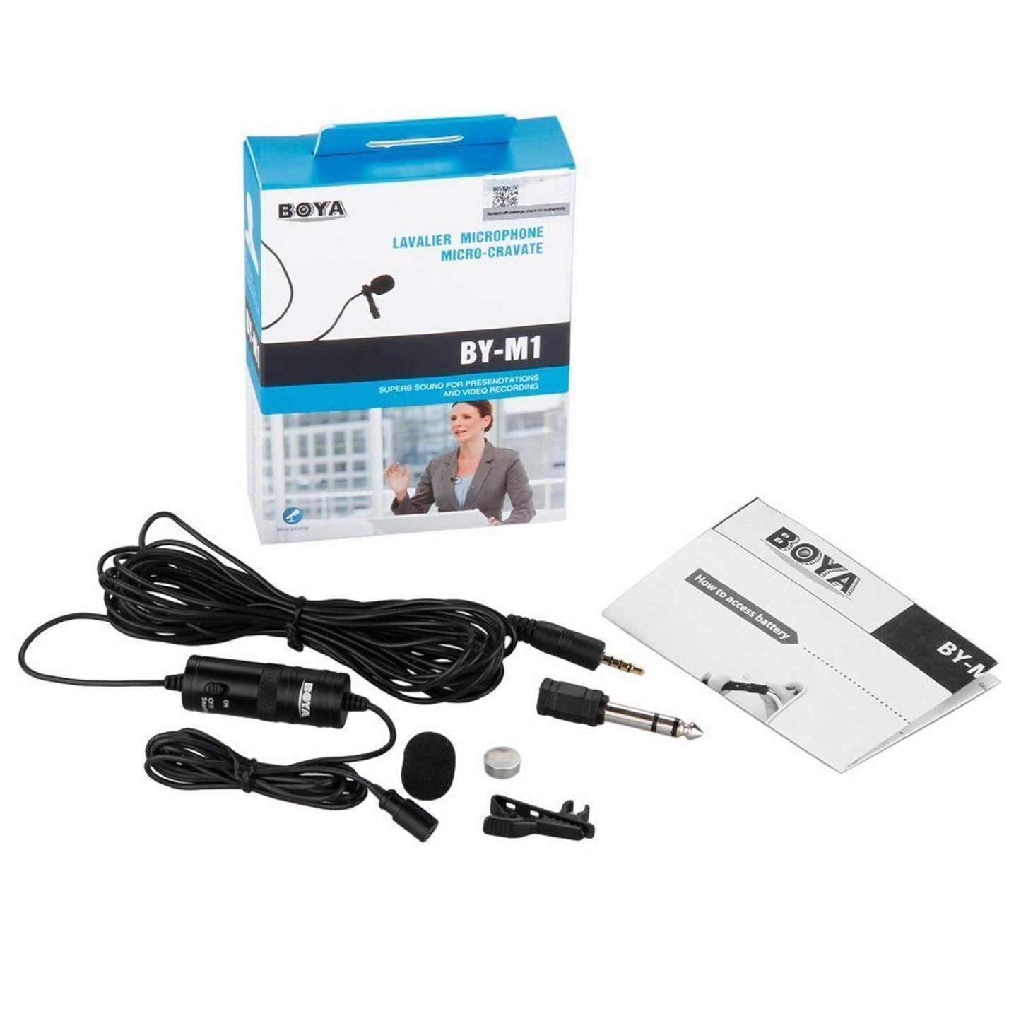 BOYA BY-M1 Lavalier Phone Camera Universal Microphone