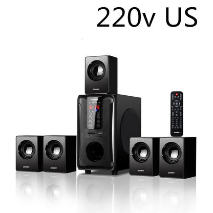 Dolby Surround Home Theater Speakers Wooden With Subwoofer