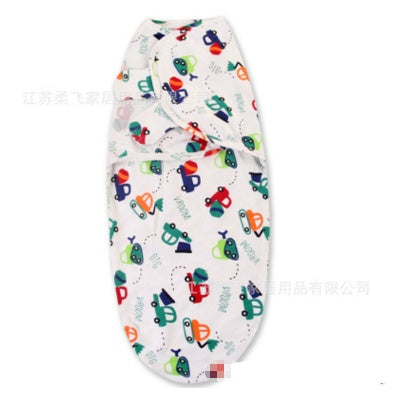 Cotton baby wrapped towel, cartoon baby sleeping bag