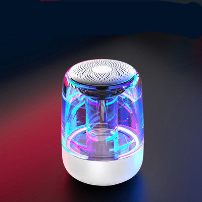 Portable Speaker Bluetooth Column Wireless Bluetooth Speaker Powerful Bass Radio with Variable Color LED Light