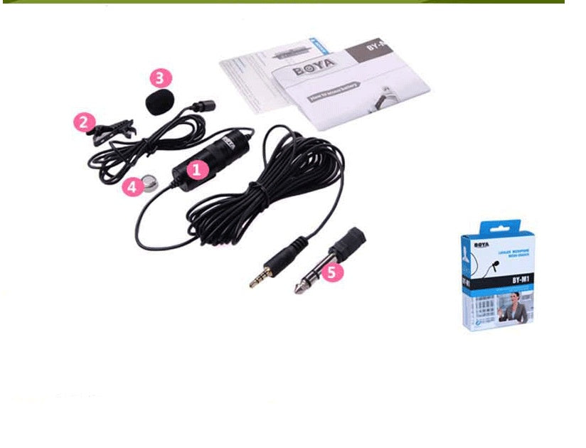 BOYA  - M1 Lavalier microphone professional camera Lapel Mic