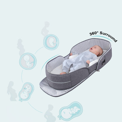 Portable Removable Folding Crib Baby Bed Mommy Bag