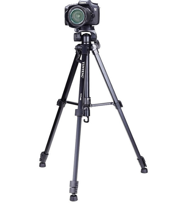 Camera/Phone Tripod Compatible with Apple, Yunteng 668 SLR Tripod Camera Stand