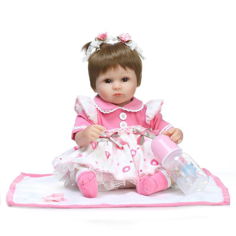 Simulation Soft Soft Rubber Baby Baby Doll Toy