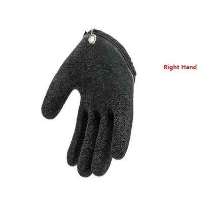 Fishing Gloves Anti-Slip Protect Hand From Puncture Scrapes Fisherman Professional Catch Fish Latex Hunting Gloves