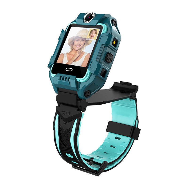 Children's Phone Watch 4G English Waterproof GPS Positioning Phone Watch