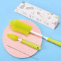 Baby Silicone Baby Bottle Brush Straw Scrubbing Baby Bottle Brush Cleaning