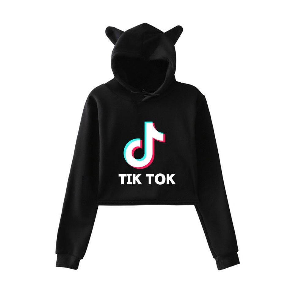 Tik tok women's cat ear sweater