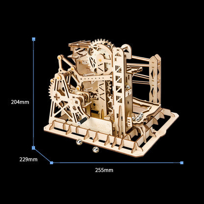 Robotime ROKR Blocks Marble Race Run Maze Balls Track DIY 3D Wooden Puzzle Coaster Model Building Kits Toys