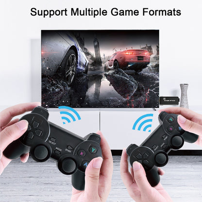 GD10 Game Stick 256G 4K HD Video Game Console Double Wireless 2.4G Controller Retro Console 58000 Games For PSP