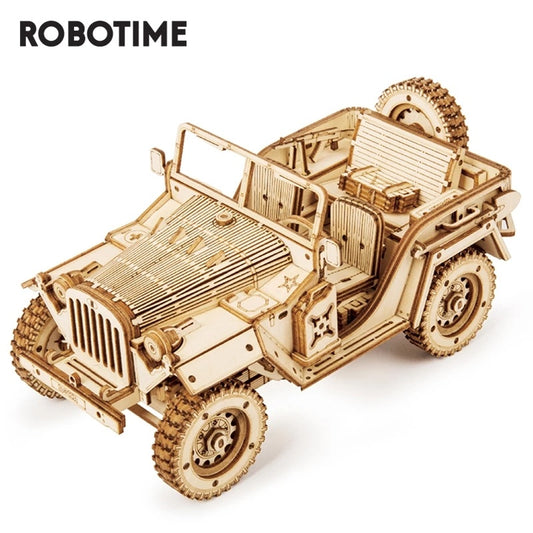 Robotime ROKR JEEP 3D Wooden Puzzle Model Toys