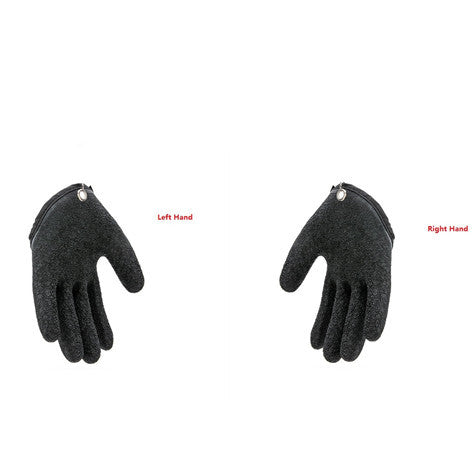 Fishing Gloves Anti-Slip Protect Hand From Puncture Scrapes Fisherman Professional Catch Fish Latex Hunting Gloves