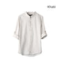 Breazy Soft Men's Linen Vintage Plus Size Shirt