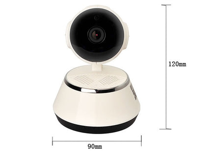 Wireless IP Camera WIFI 720P Home Security Cam Micro SD Slot Support Microphone & P2P Free APP ABS Plastic