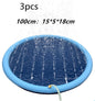 Pool Summer Outdoor Water Toys Fun Backyard Fountain Play Mat Non-Slip Splash Pad For Kids And Pet Dog