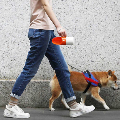 Pet Drinking Cup Pet Water Bottle Convenient Easy To Use Splash-Proof Splash-Proof One-Key Lock ABS Standard