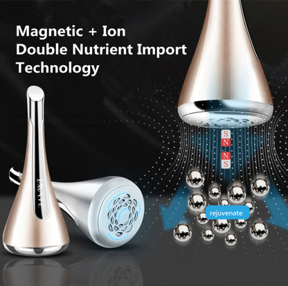 Facial massager small dumbbell gyro beauty device Magnetic Ions