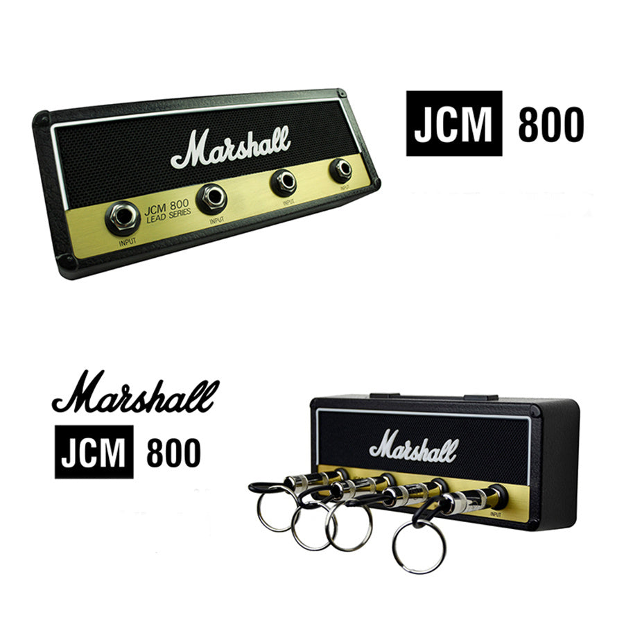 Marshall Key Holder,Wall Mounting Guitar Amp Key Hooks For Musician Lovers, JCM800 Keychain Including 4 Pieces Key Ring.