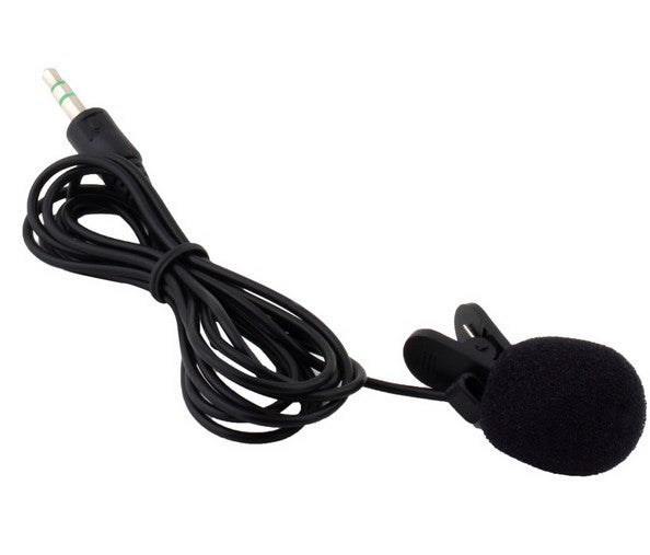 Lavalier microphone AUX for Phones, Laptops and Cameras