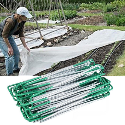 Weed Fabric Galvanised Staples Garden Turf Pins Securing Pegs U Artificial Grass  > UK Fast Shipping!