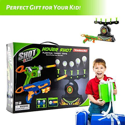 Shooting Targets For Guns Shooting Game Glow In The Dark Floating Ball Target Practice Toys For Kids Boys Hover Shot 1 Blaster Toy Gun 10 Soft Foam Balls 3 Darts