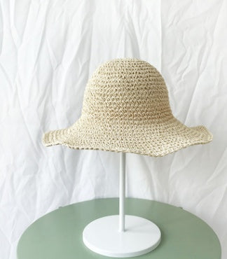 Summer Sunhat for Women with Foldable Straw Hats Holiday Cool Hat Beach Hat