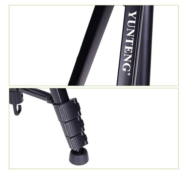 Camera/Phone Tripod Compatible with Apple, Yunteng 668 SLR Tripod Camera Stand