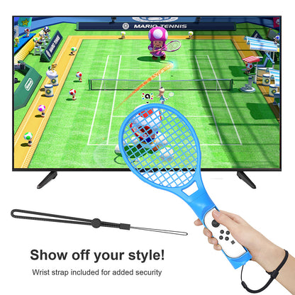 Nintendo Switch Game Tennis Racket Controller Gamepad Joystick Accessories