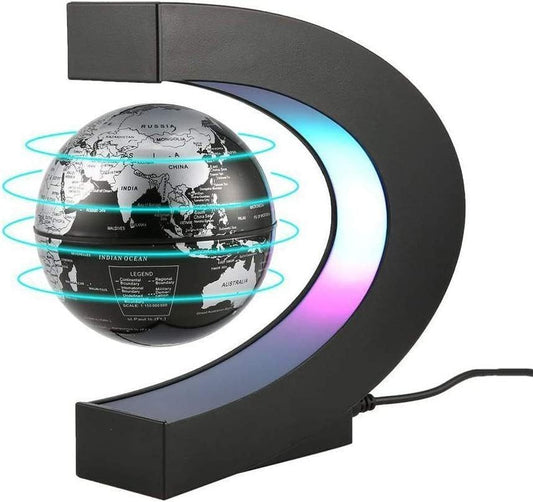 Magnetic Levitating Globe With LED Light  - 3.5 Inch Floating Globe Decor, Perfect Gift for Office and Home Canada Warehouse