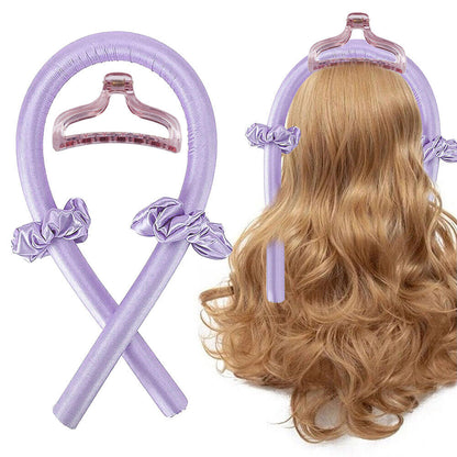 Silk Ribbon Hair Curlers Heatless Curling Rod Headband Wave Formers For Easy Use.  > UK Fast Shipping