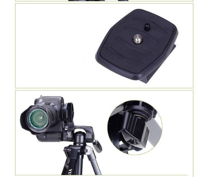 Camera/Phone Tripod Compatible with Apple, Yunteng 668 SLR Tripod Camera Stand