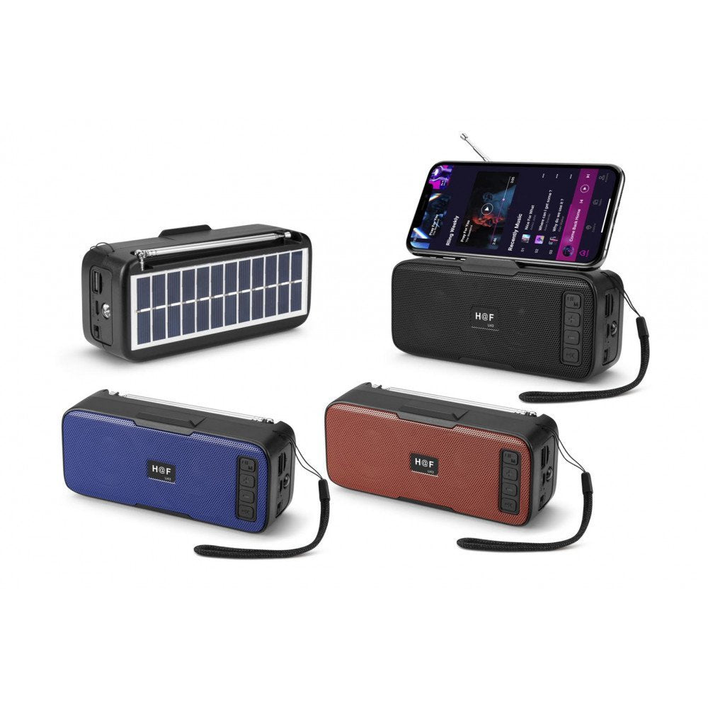 Solar Charge Energy Outdoor Light Portable Bluetooth Speaker / Radio  For Phone, Device, Music, USB