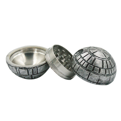 Star Wars Deathstar Cigarette Mill Three-layer Zinc Alloy 55mm Weedgrinder