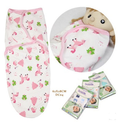 Cotton baby wrapped towel, cartoon baby sleeping bag