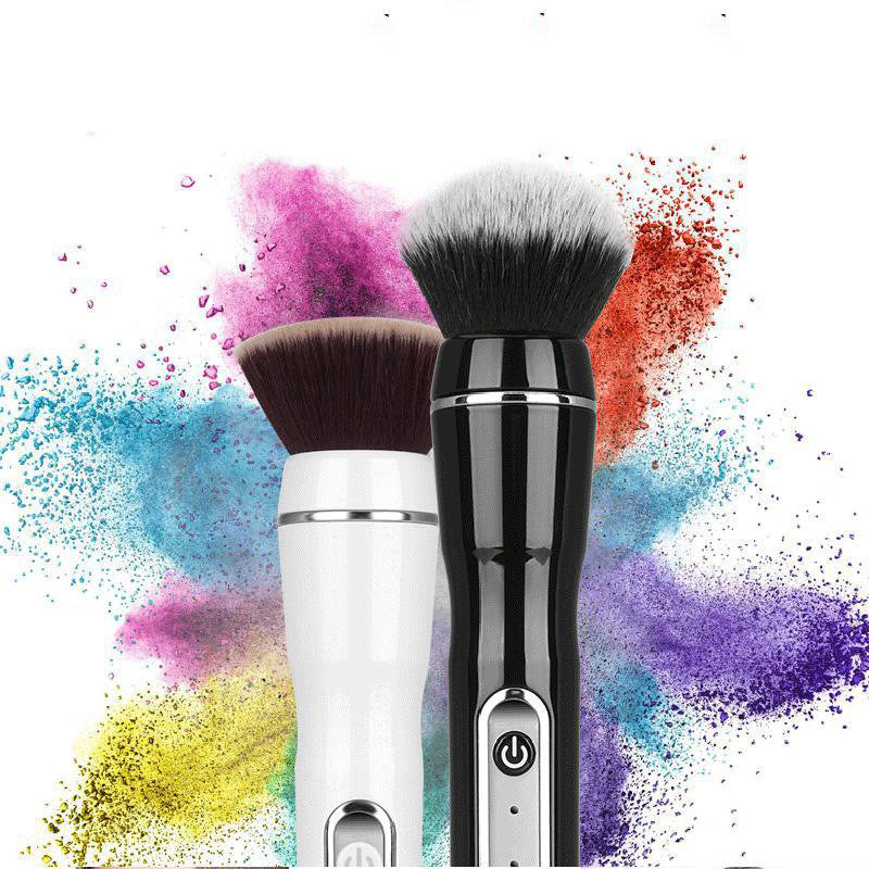 Electric makeup brush, automatic fiber hair foundation blush brush, multi-functional beauty tools