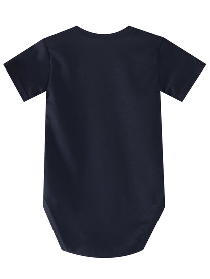 Infant's "Dad+Me" Fists Bump Print Bodysuit, Comfy Short Sleeve Onesie, Baby Boy's Clothing