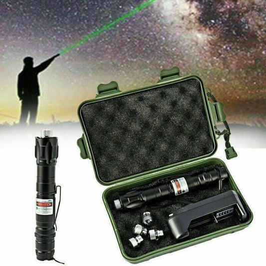 532NM Green Laser Pointer Pen Rechargable Visible Beam Torche 1000Meters