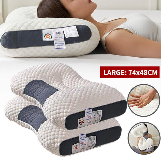 Contour Memory Foam Pillow Neck Back Support Orthopaedic Firm Head My Pillows