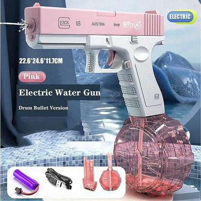 Electric Water Gun, Automatic Water Gun, 58CC 434CC Large Capacity, Range Up To 32 Feet, Summer Water Gun Toys