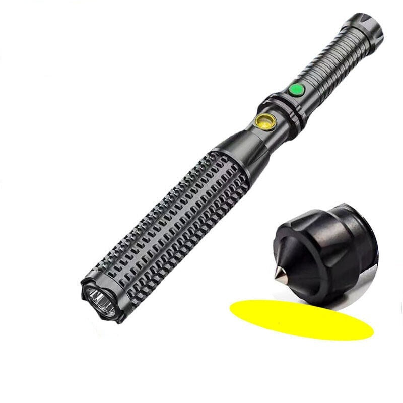 Glass Breaker EMERGENCY Hammer LED Flashlight  Tactical Flashlight Rechargeable