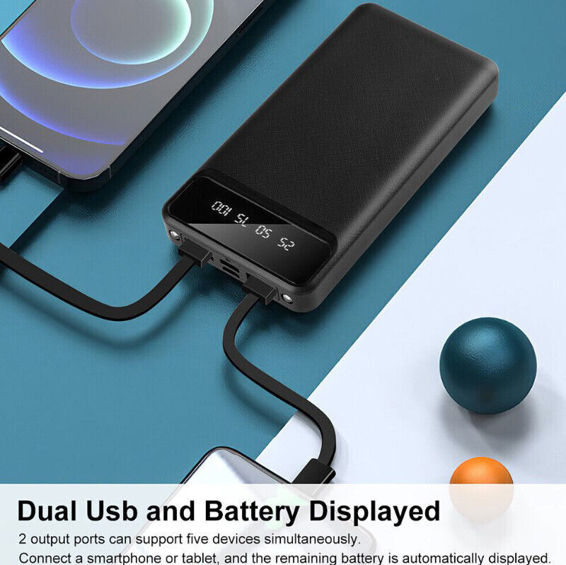 6000mah Mobile Power Bank Mobile Phone Backup Battery Convenient Charging UK Fast Shipping