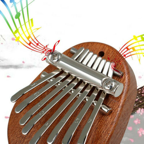 8 Keys Mini Kalimba Thumb Piano Finger Portable Wood Musical Toy Gift For Kids 8 Key Mini Kalimba Thumb Piano With Lanyard Finger Piano Portable Marimba Musical Pendant Gift