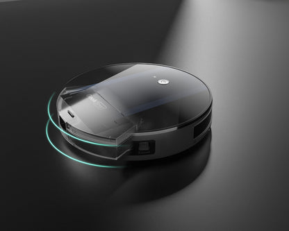 Geek Smart Robot Vacuum Cleaner G6 Plus, Ultra-Thin, 1800Pa Strong Suction, Automatic Self-Charging, Wi-Fi Connectivity, App Control, Custom Cleaning, Great For Hard Floors To Carpets.