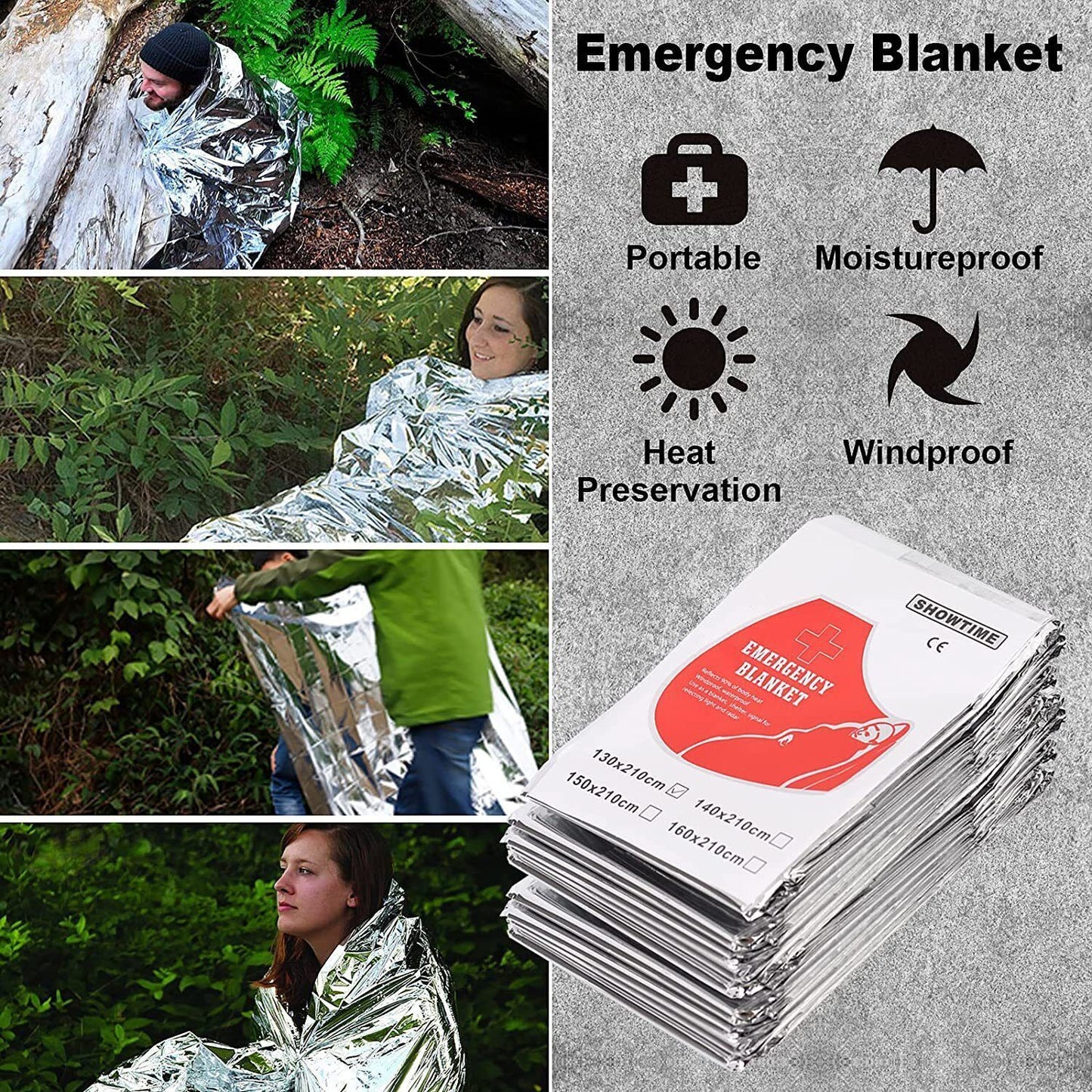 Outdoor 14in1 Emergency Survival Gear Kit Camping Hiking Survival Gear Tools Kit Survival Gear And Equipment, Outdoor Fishing Hunting Camping Accessories