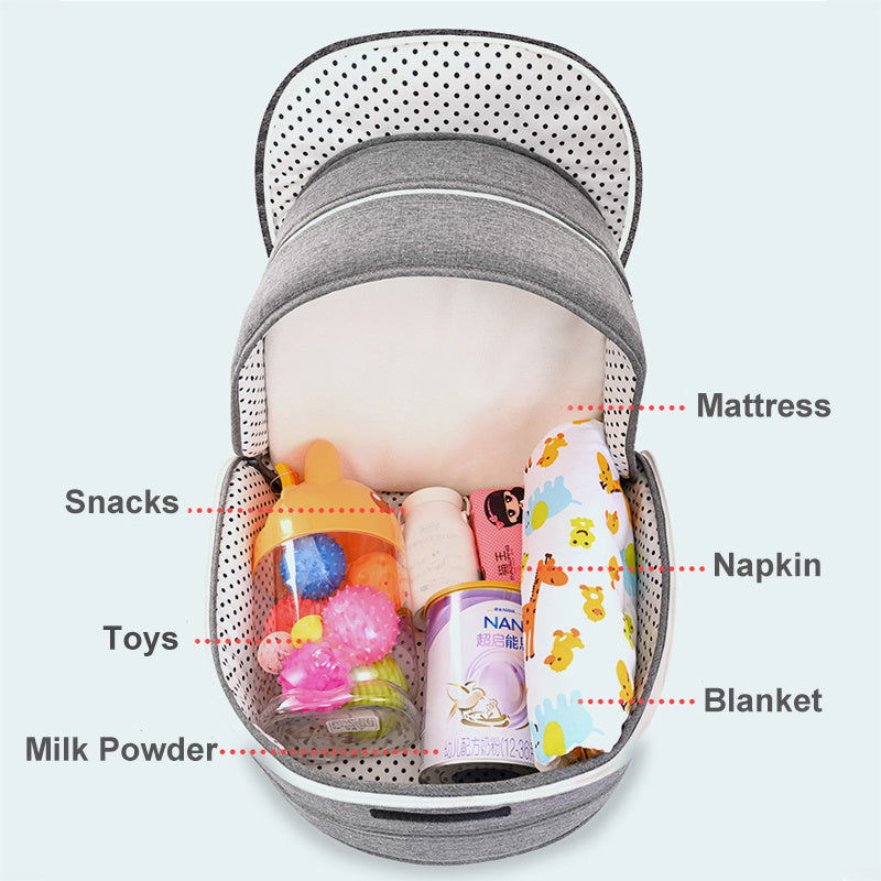 Portable Removable Folding Crib Baby Bed Mommy Bag